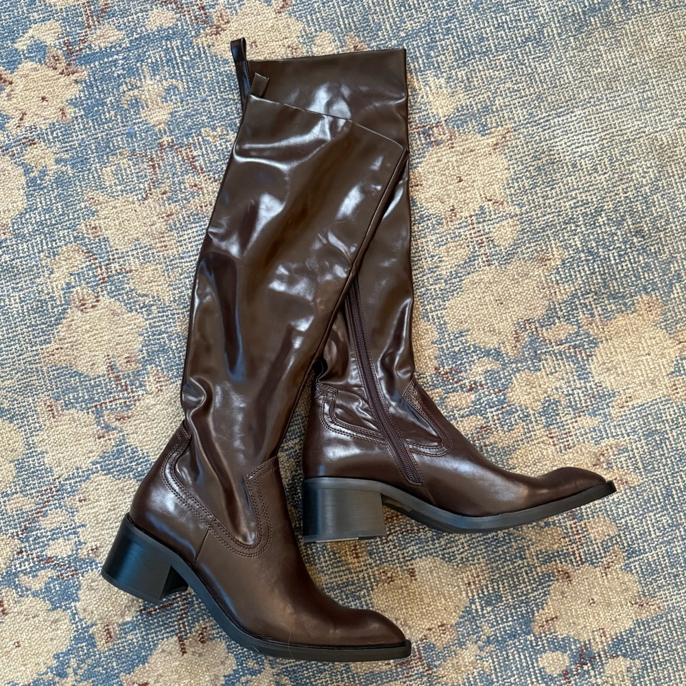 NEW Jeffrey Campbell for Free People Alix Tall Boots 7.5 - Picture 7 of 9